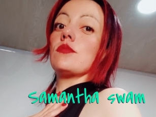 Samantha_swam